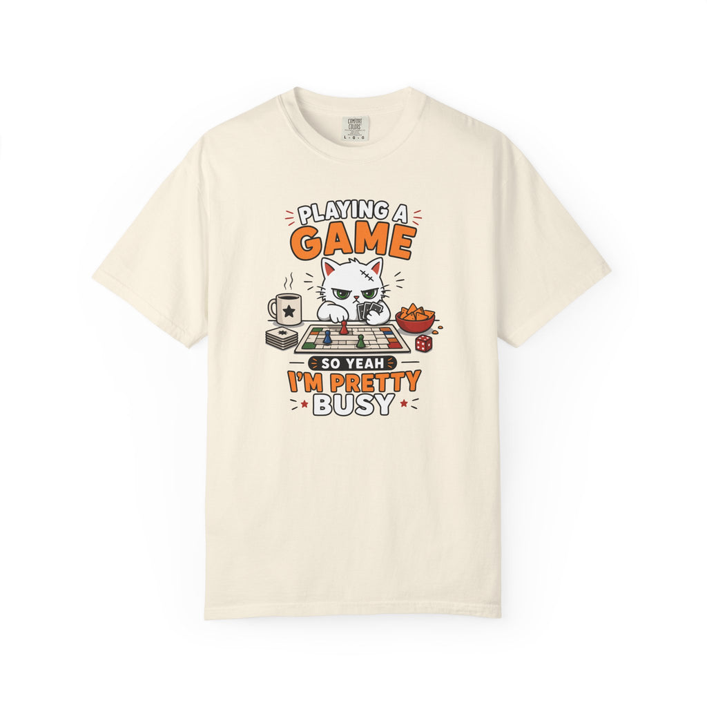 Yeah I’m Busy Cat T-shirt