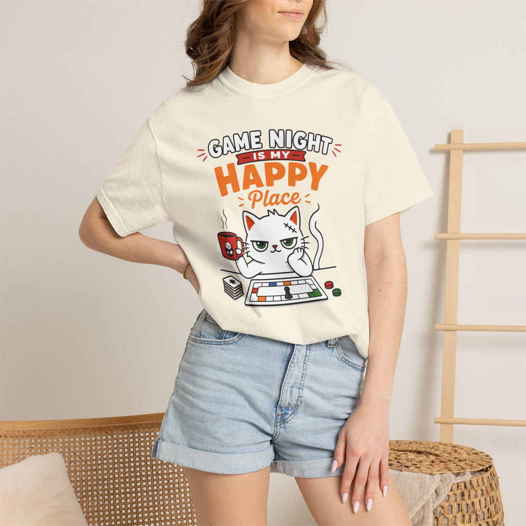 Happy Place Cat T-shirt