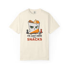 Here for the Snacks T-shirt