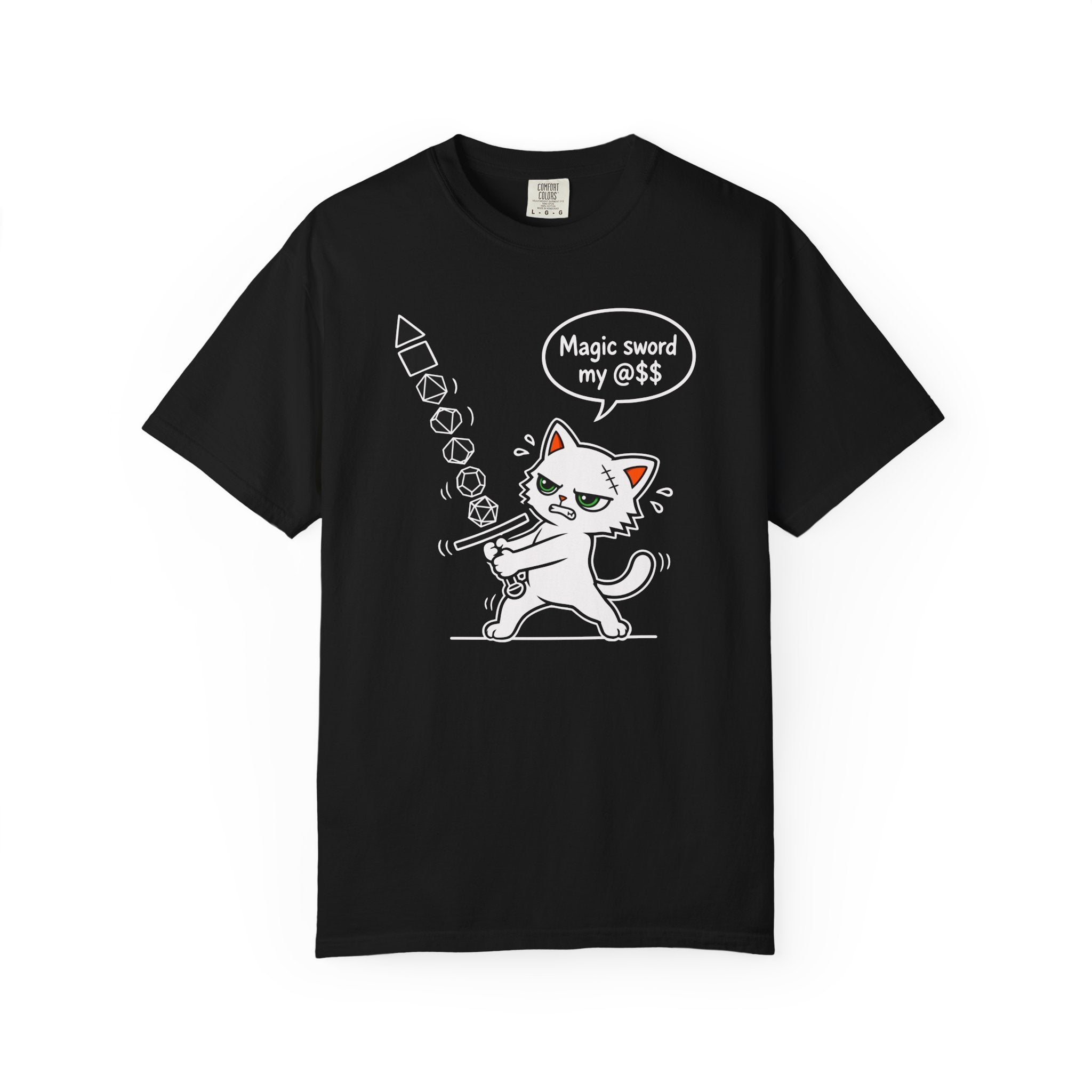 Magic Sword Cat T-shirt