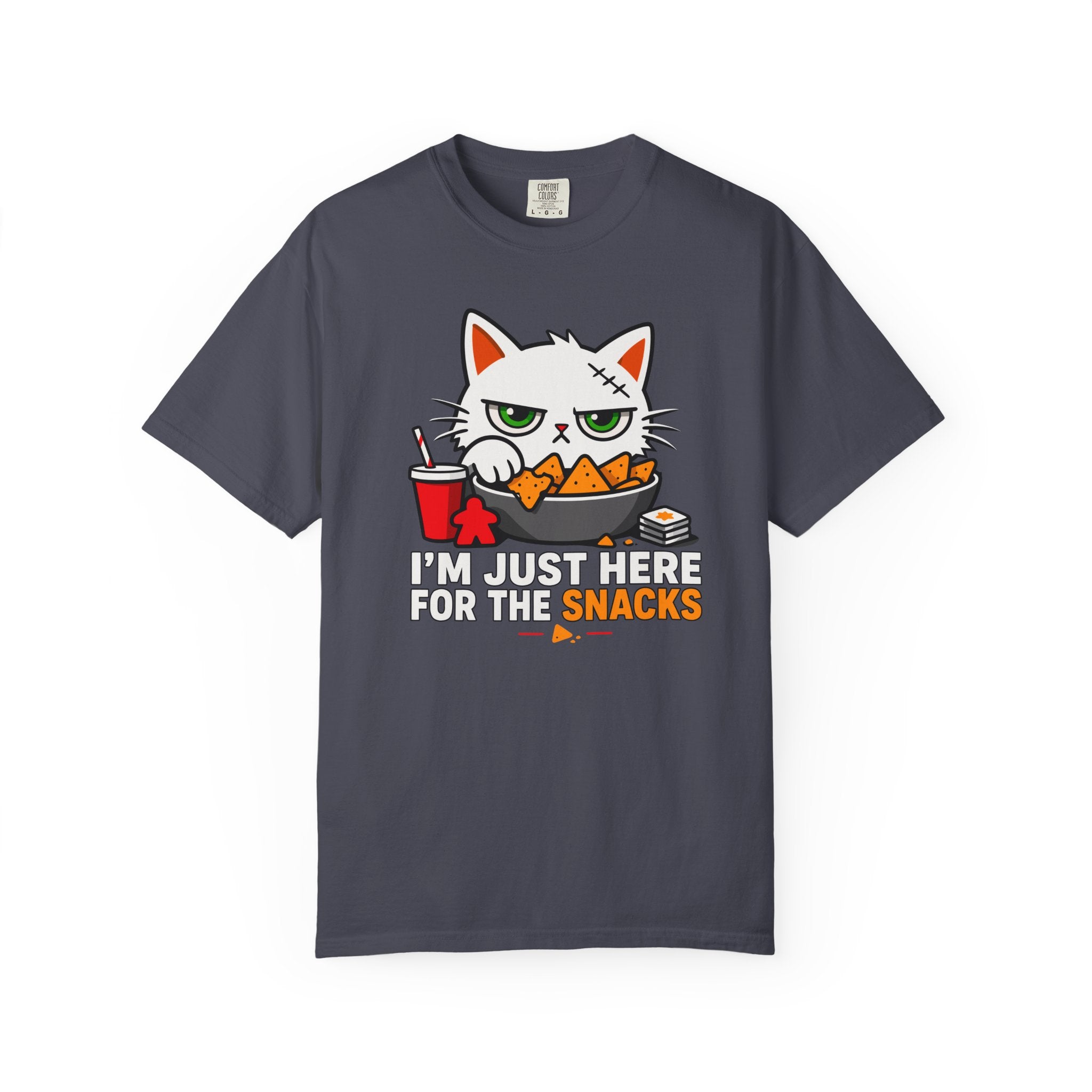 Here for the Snacks Cat T-shirt