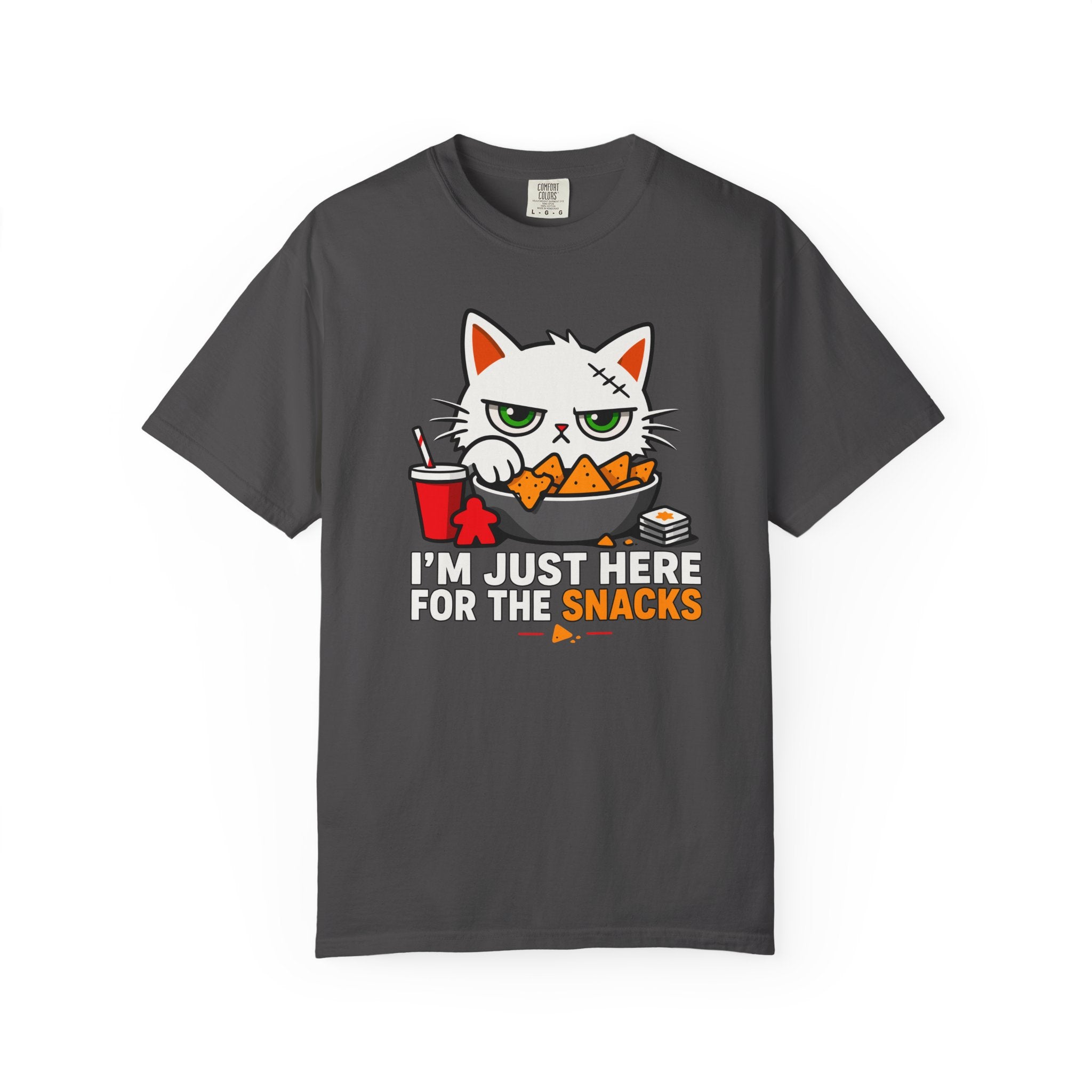 Here for the Snacks Cat T-shirt