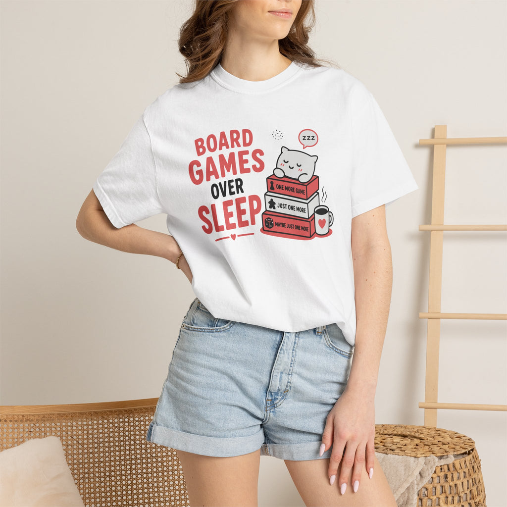 Board Games Over Sleep (Cute) T-shirt