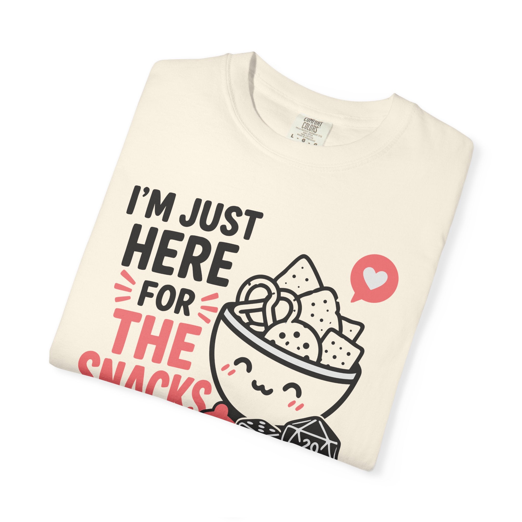I’m Just Here for the Snacks (Cute) T-shirt