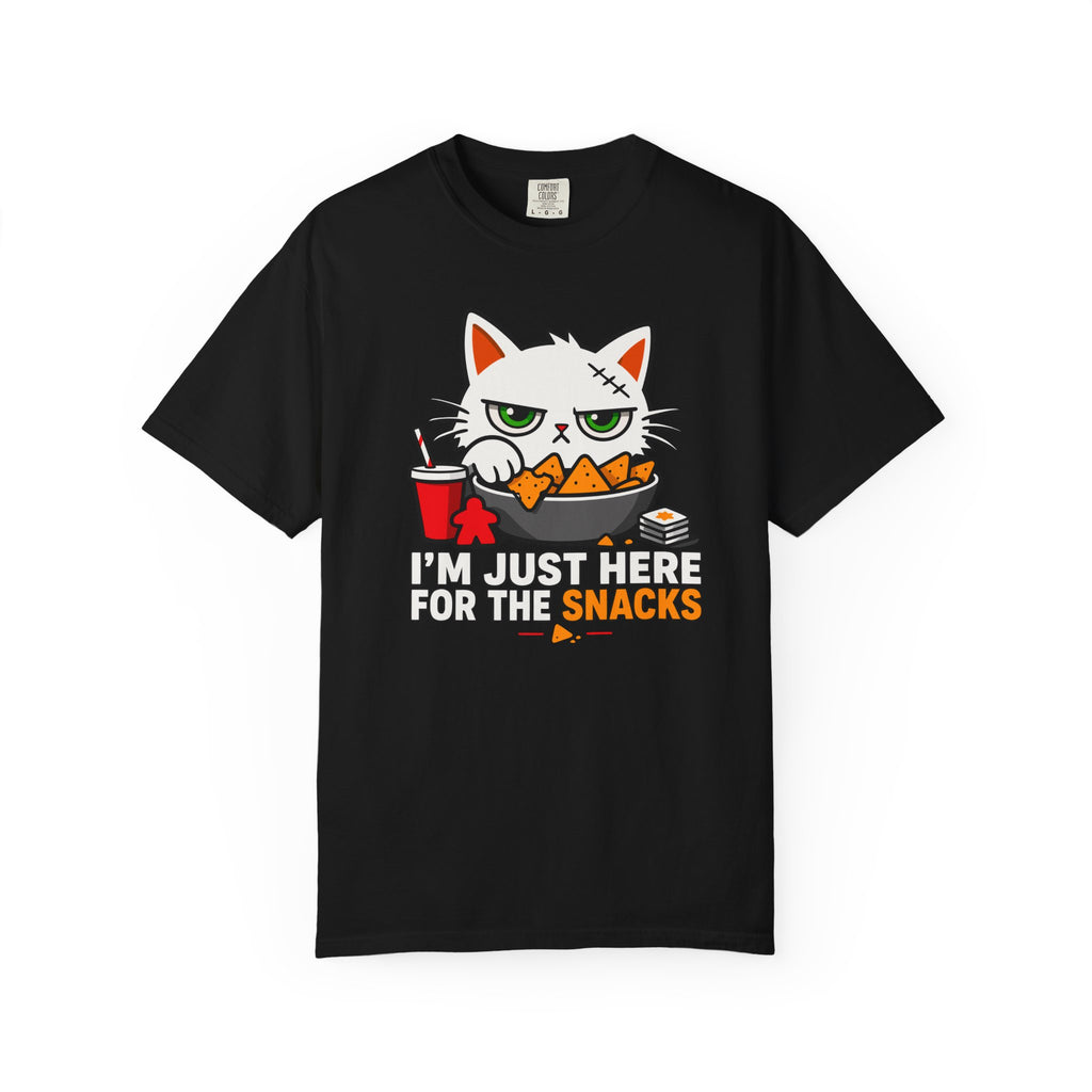 Here for the Snacks Cat T-shirt