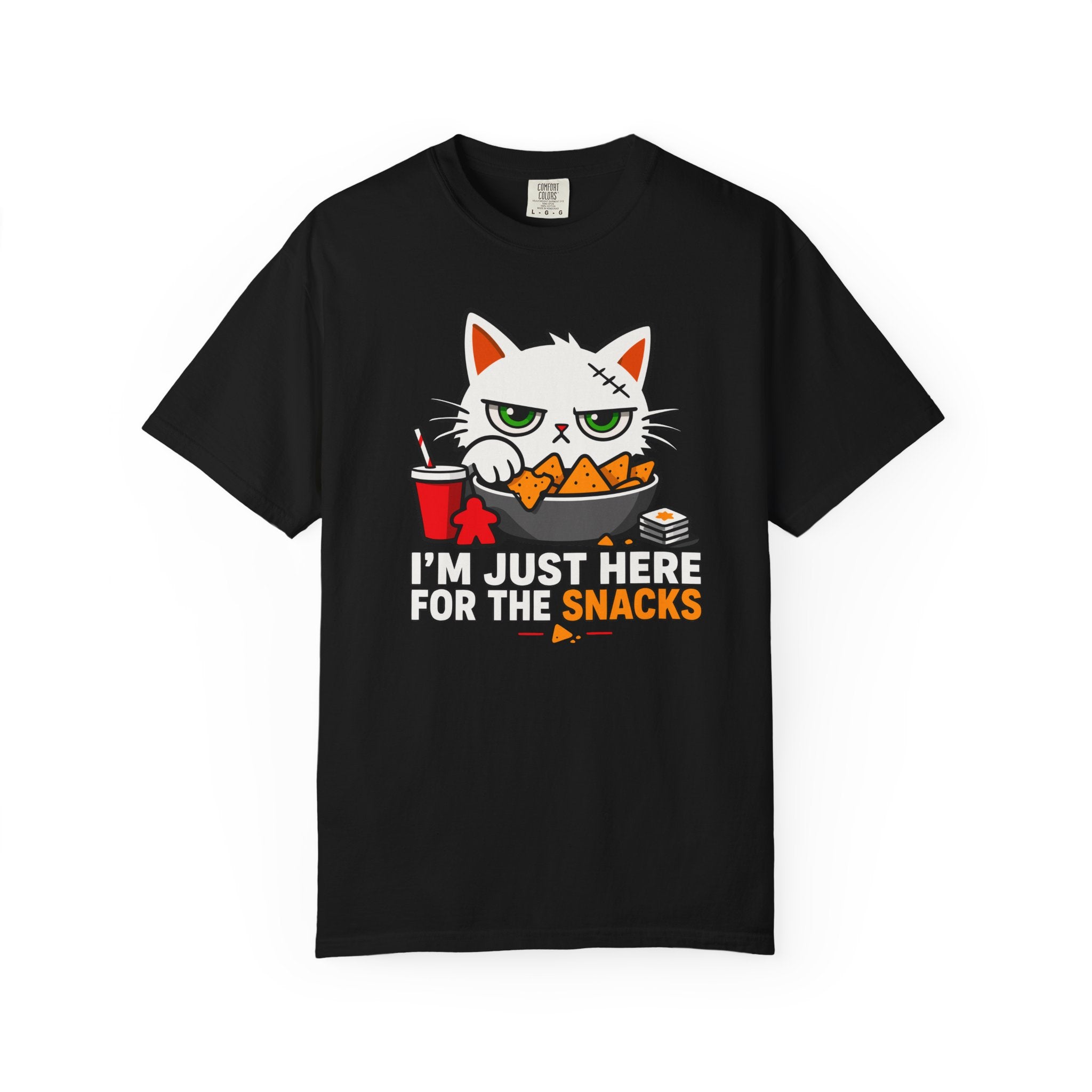 Here for the Snacks Cat T-shirt
