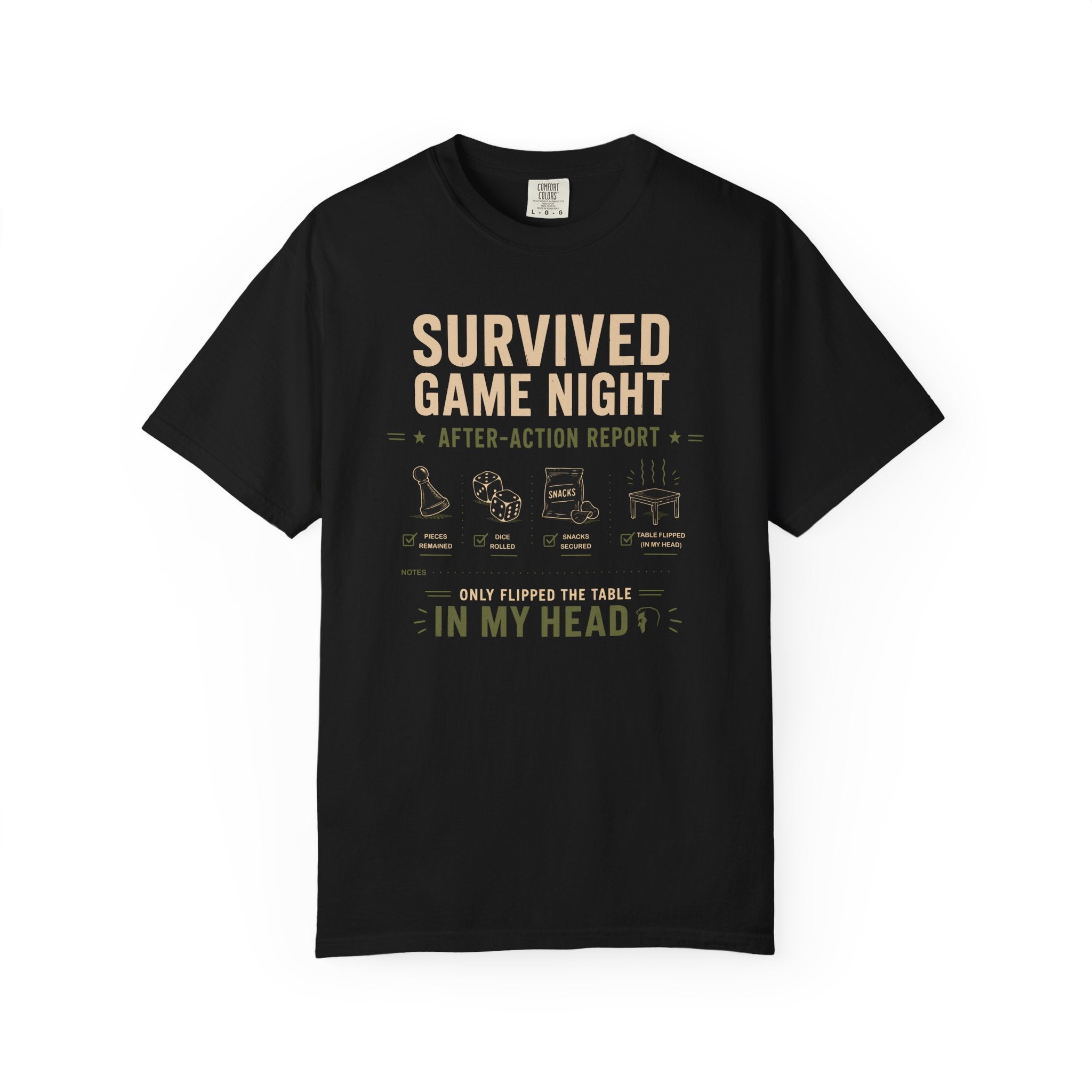 Survived Without Flipping the Table T-shirt