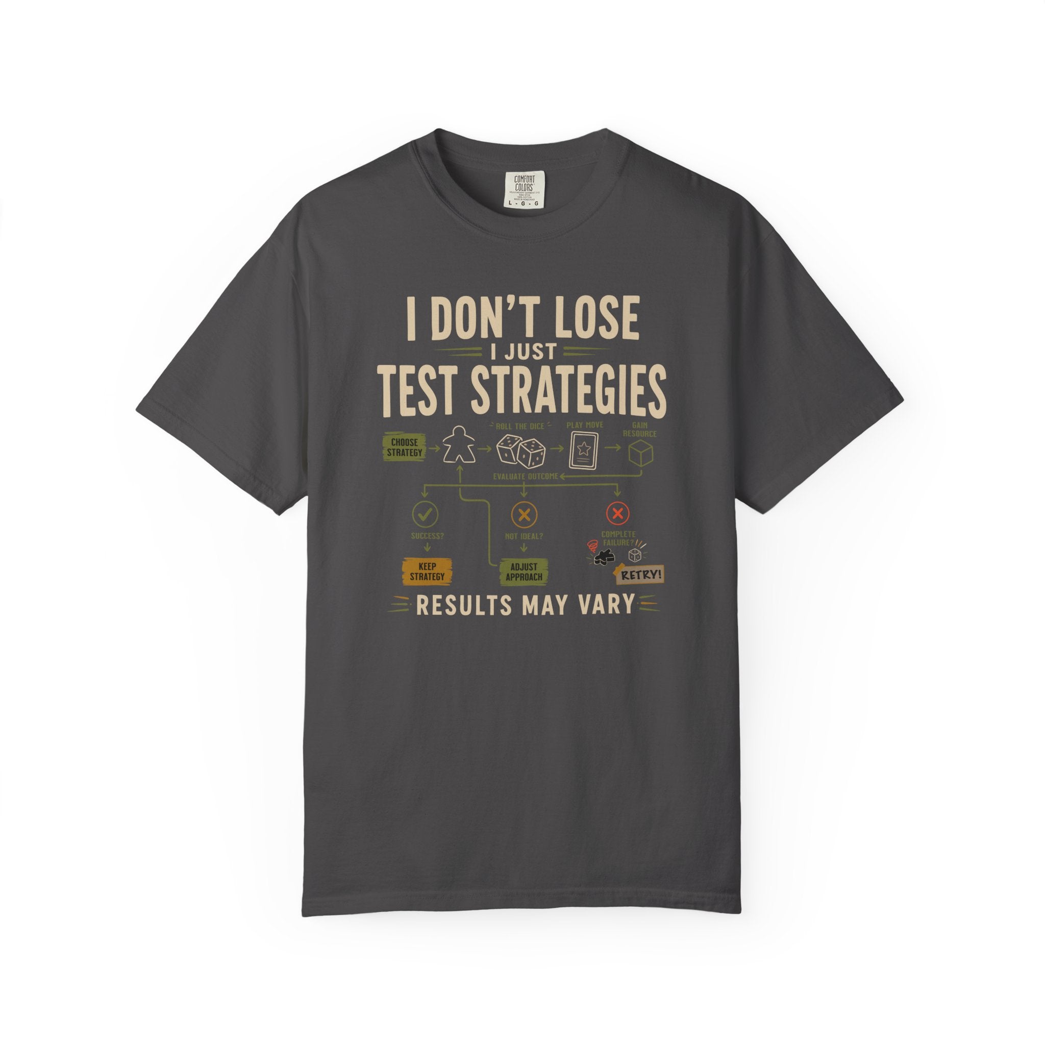 I Don't Lose I Test Strategies T-shirt