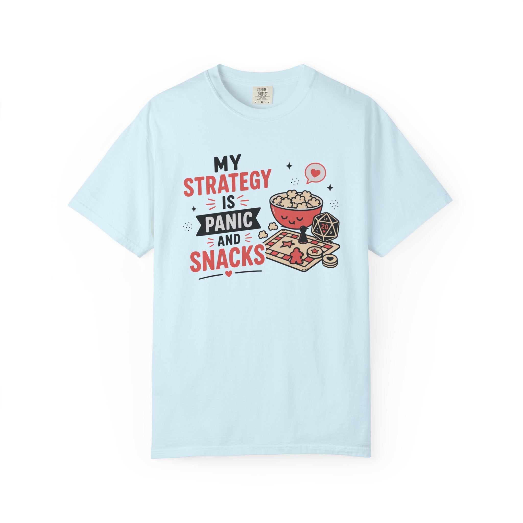Panic and Snacks (Cute) T-shirt