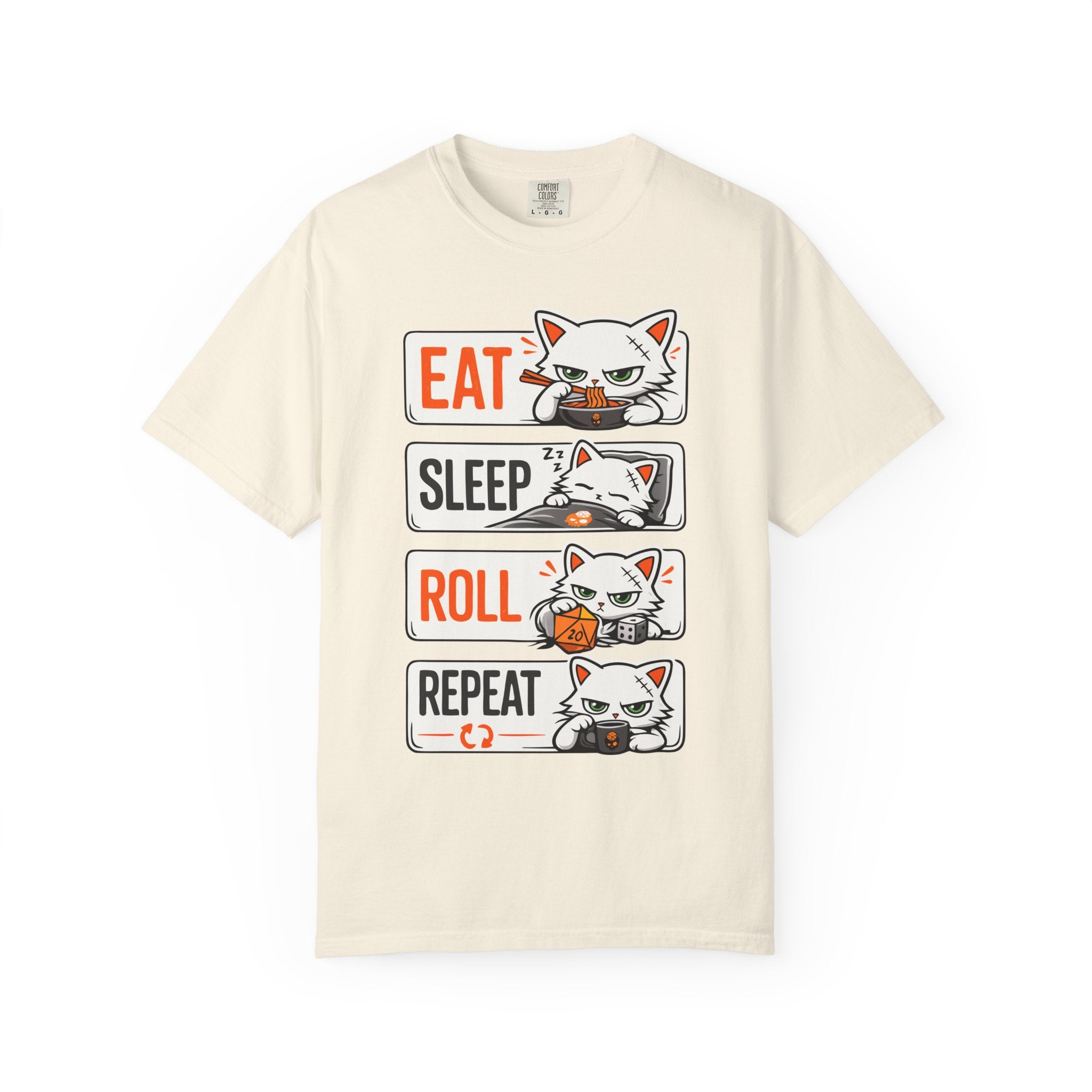 Eat Sleep Roll Repeat (Felix) T-shirt