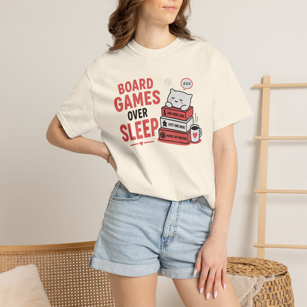 Board Games Over Sleep (Cute) T-shirt