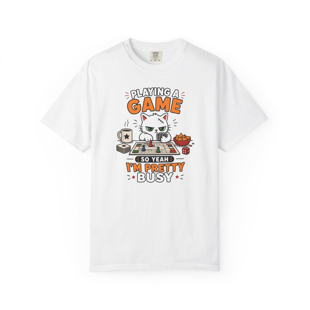 Yeah I’m Busy Cat T-shirt