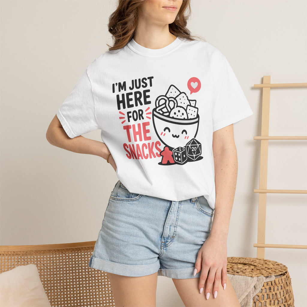 I’m Just Here for the Snacks (Cute) T-shirt