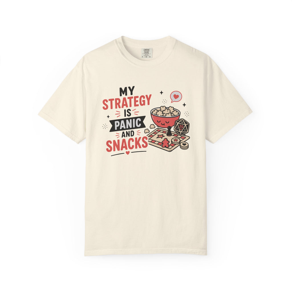 Panic and Snacks (Cute) T-shirt