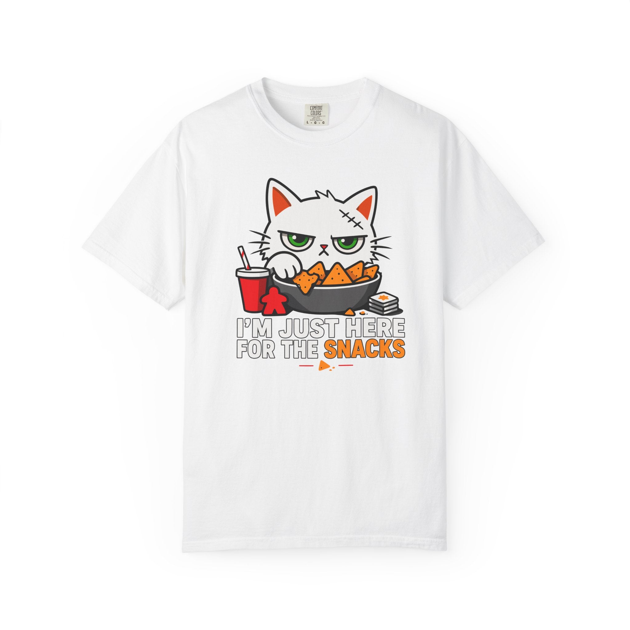 Here for the Snacks Cat T-shirt
