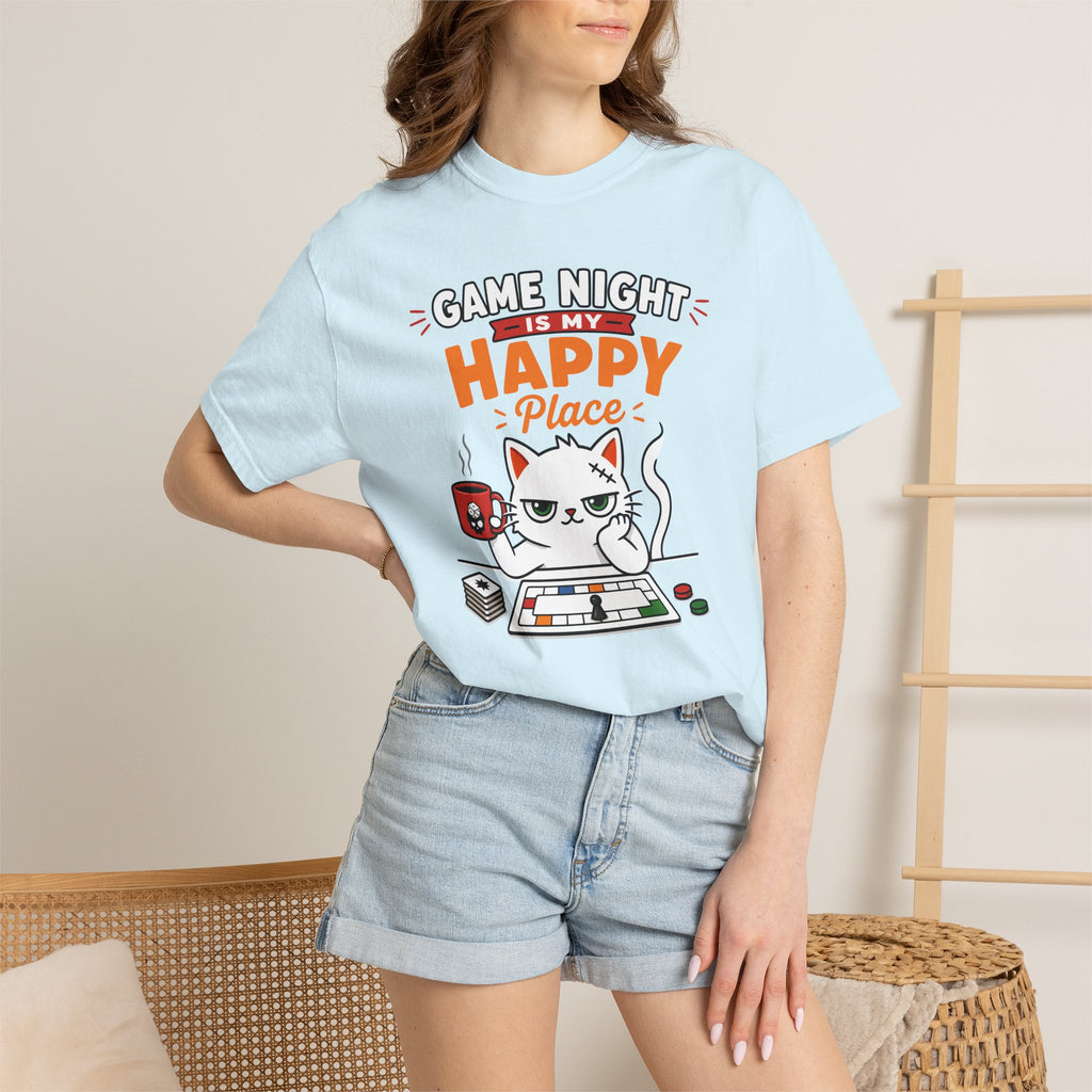 Happy Place Cat T-shirt