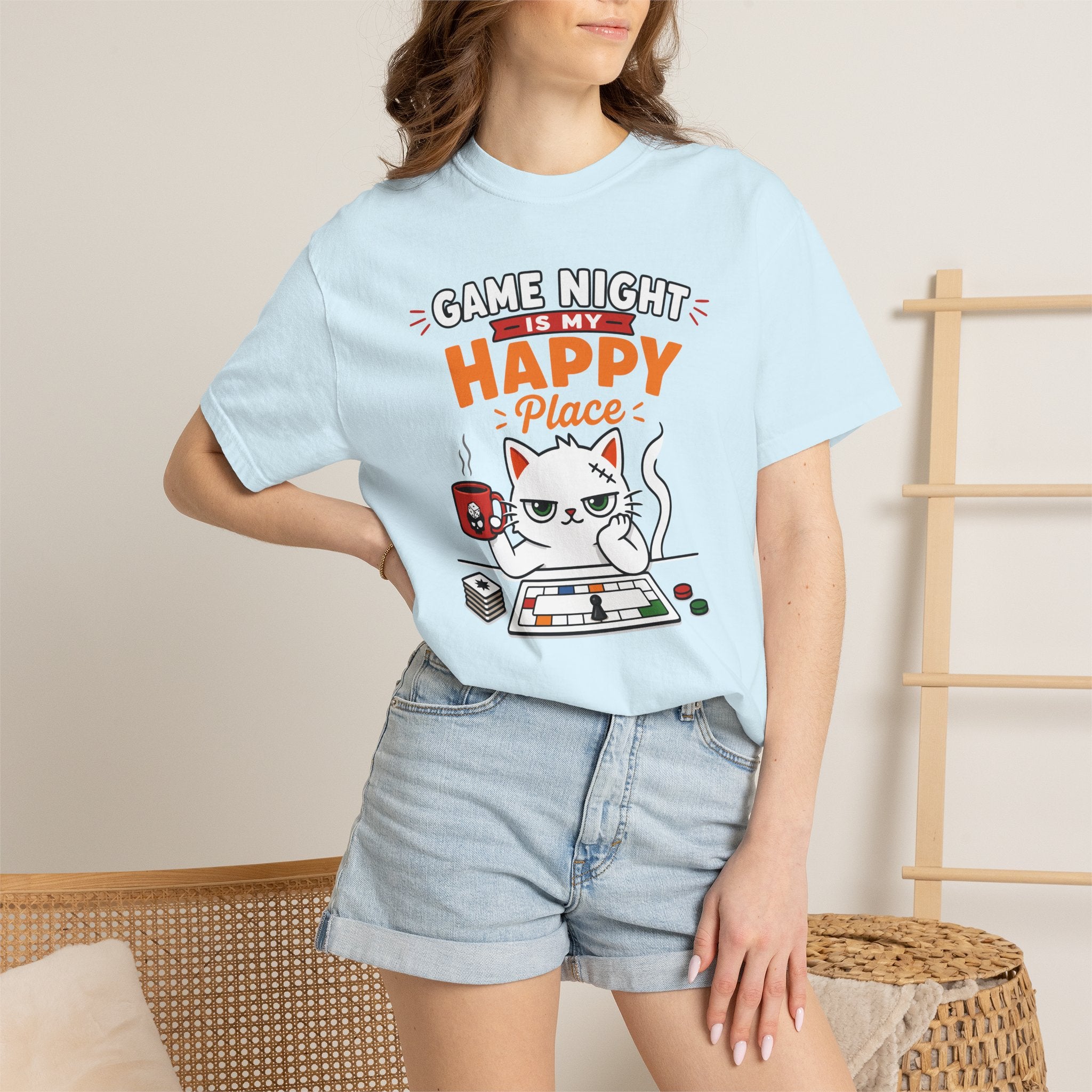 Happy Place Cat T-shirt