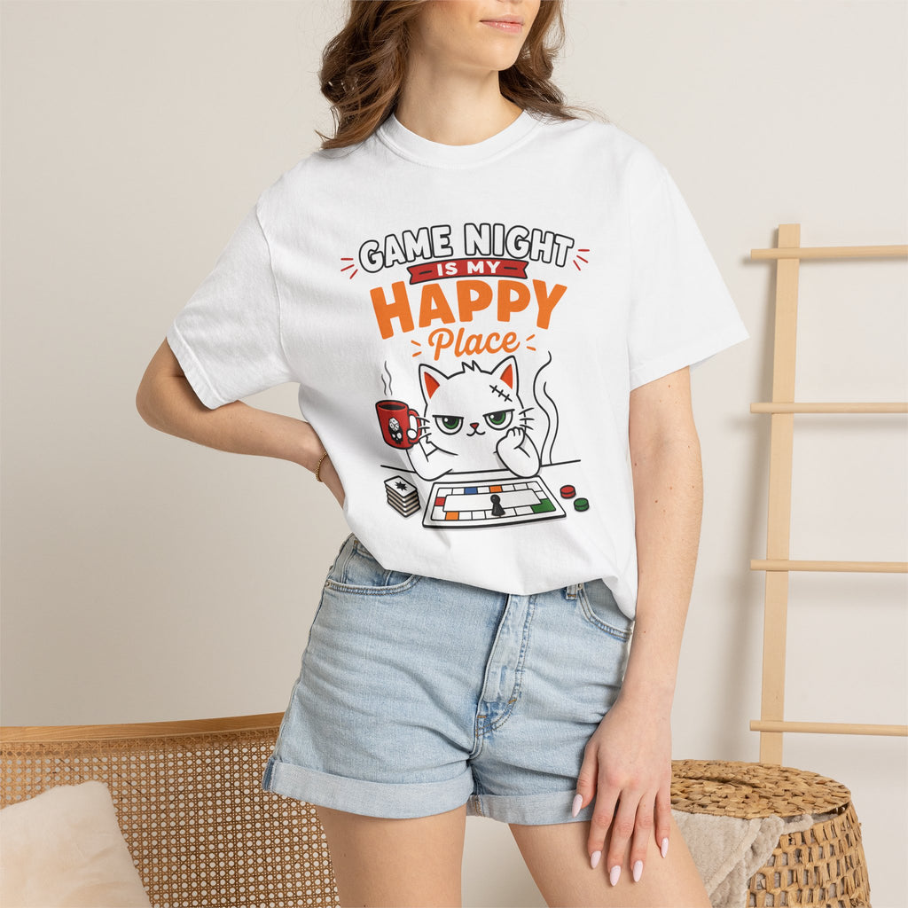 Happy Place Cat T-shirt