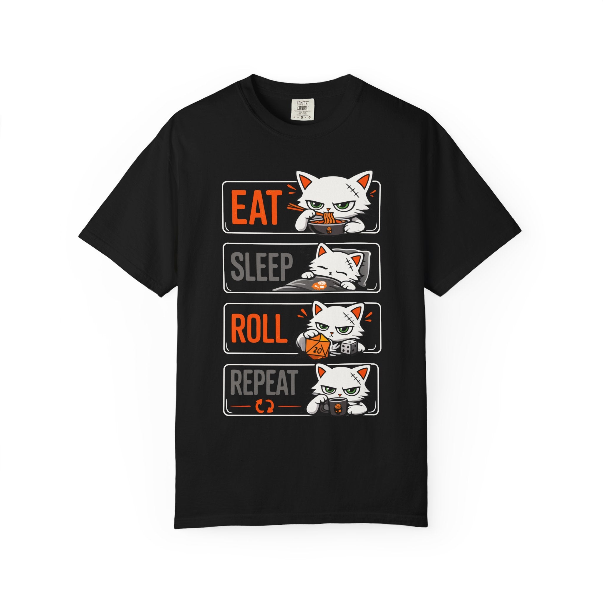 Eat Sleep Roll Repeat (Felix) T-shirt